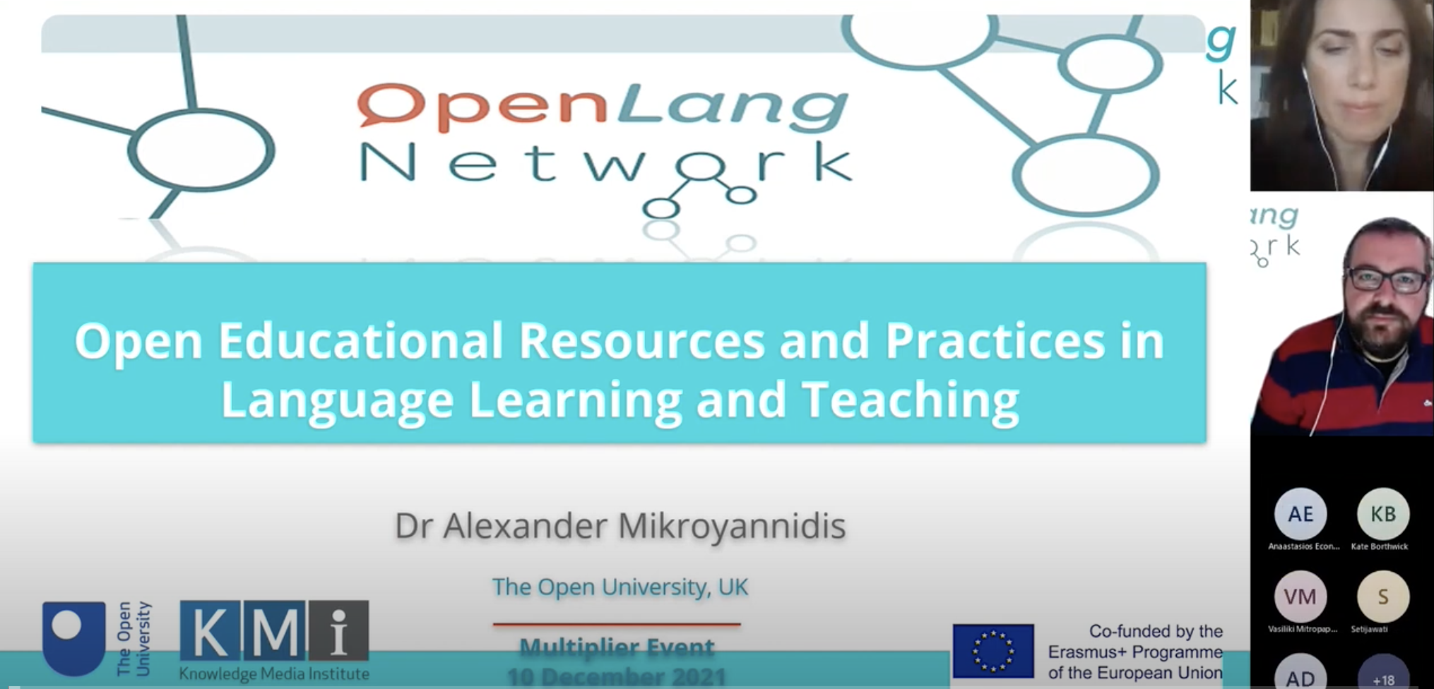 Erasmus+ Multiplier Event: Open Educational Resources and Practices in Language Learning and Teaching