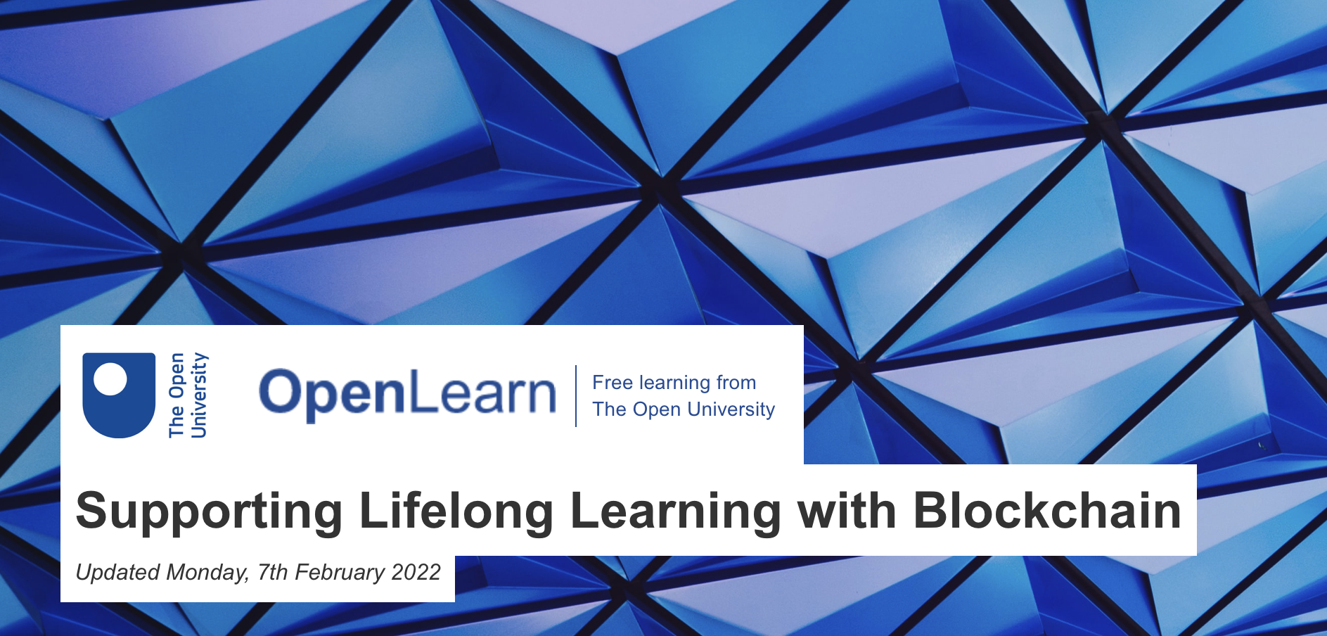 Blockchain articles featured in OpenLearn